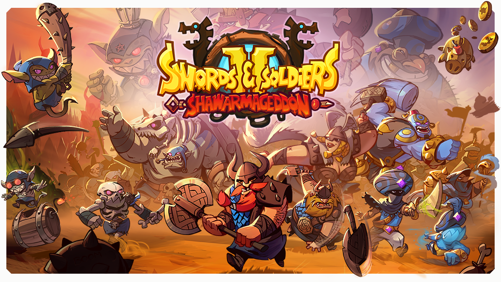 Swords & Soldiers II: Shawarmageddon เตรียมวางจำหน่ายให้กับ Playstation 4 เเละ PC ช่วงปลายปีนี้