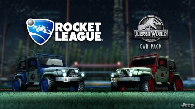 รถในภาพยนตร์ Jurassic World โผล่ในเกม Rocket League