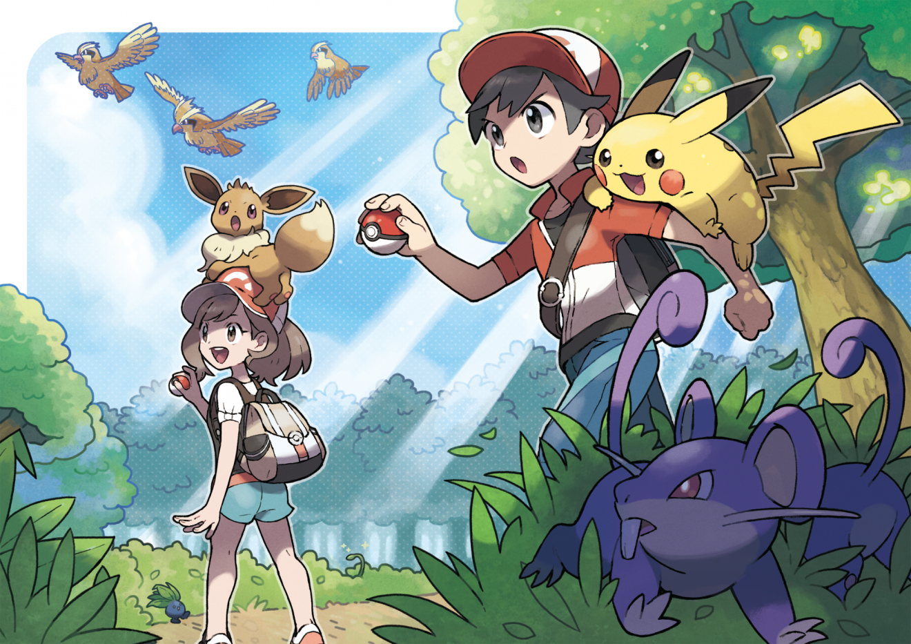 The Pokemon Company ปล่อยตัวอย่างใหม่ เเละเผยข้อมูลเพิ่มมากขึ้นของ Pokemon: Let’s Go, Pikachu เเละ Let’s Go, Eevee