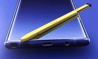 หลุด! โปสเตอร์โปรโมท Samsung Galaxy Note 9 : เผยตัวเครื่องสีน้ำเงิน, S Pen สีเหลือง