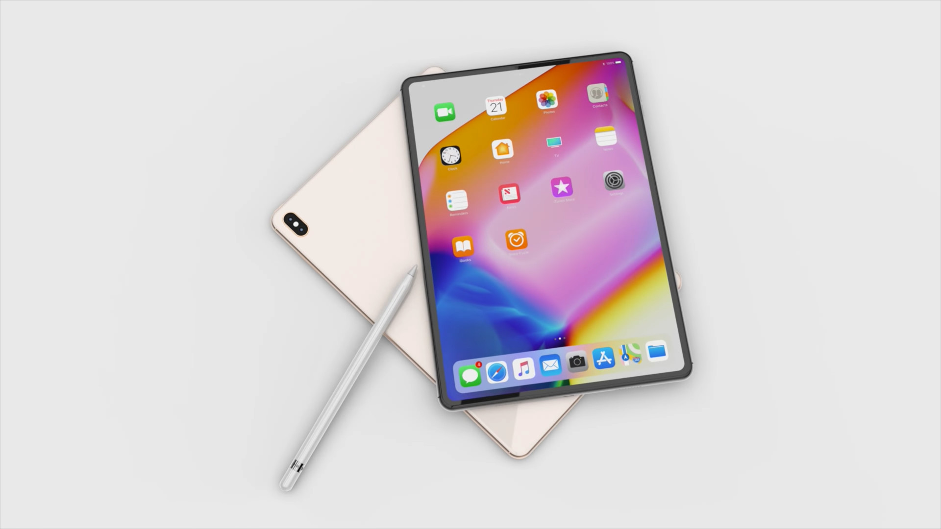 หลุดภาพ iPad Pro รุ่นใหม่ ไร้ขอบ ไร้รอยบาก!