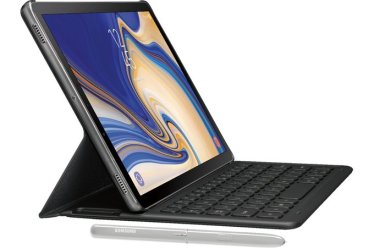 เผยภาพ Samsung Galaxy Tab S4 รุ่นใหม่ ขอบจอบางขึ้น พร้อมปากกาและคีย์บอร์ด