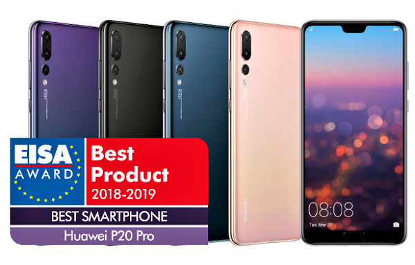 Huawei P20 Pro, Nokia 7 Plus และ Honor 10 ชนะรางวัล EISA (2018-2019)
