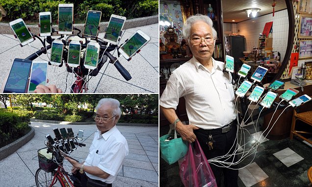 คุณตา วัย 70 ปี จาก ไต้หวัน โชว์การเล่น Pokémon GO จนหลายคนต้องอาย