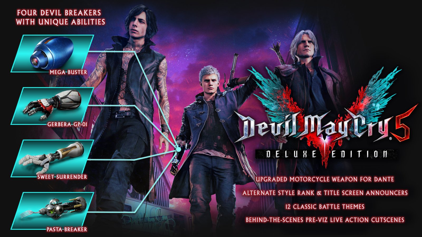 Capcom ปล่อยตัวอย่างใหม่ Devil May Cry 5 พร้อมเผยหน้าตาตัวละคร V เป็น ...