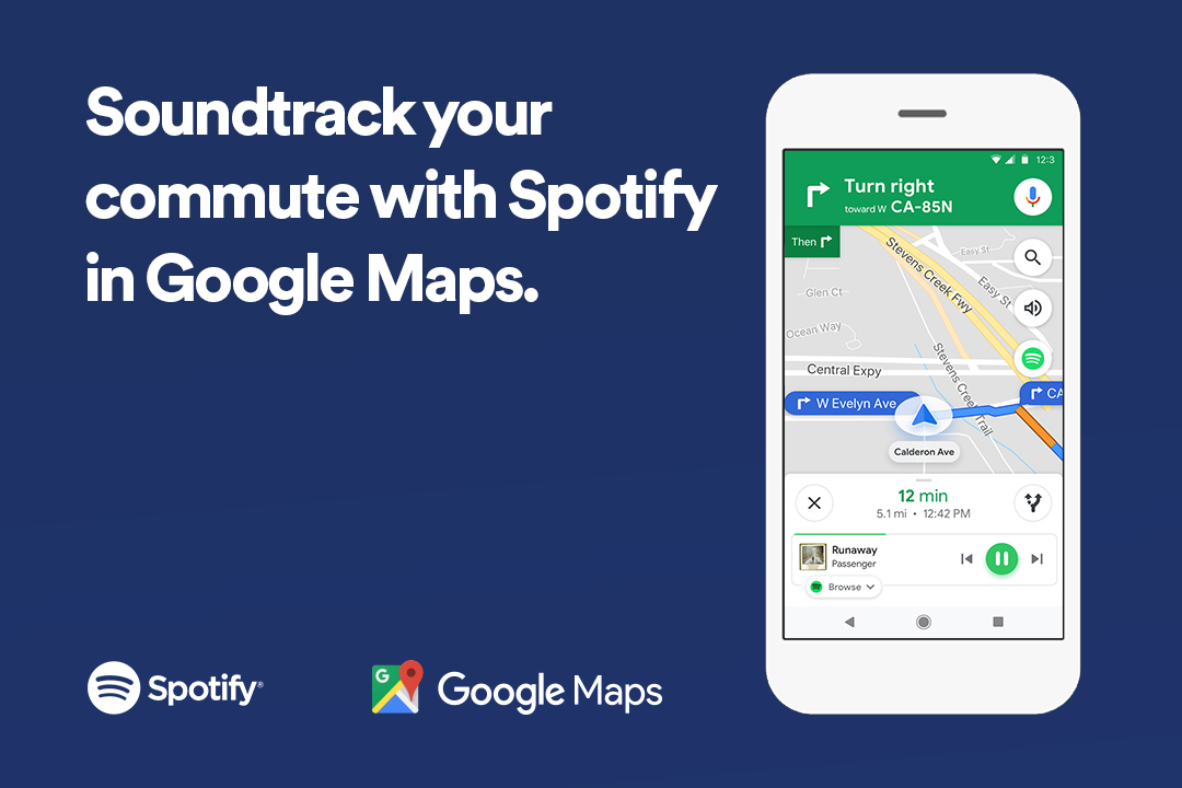 Spotify ร่วมกับ Google Maps ผสานการฟังเพลงเข้ากับการเดินทางทุกกิโลของคุณ