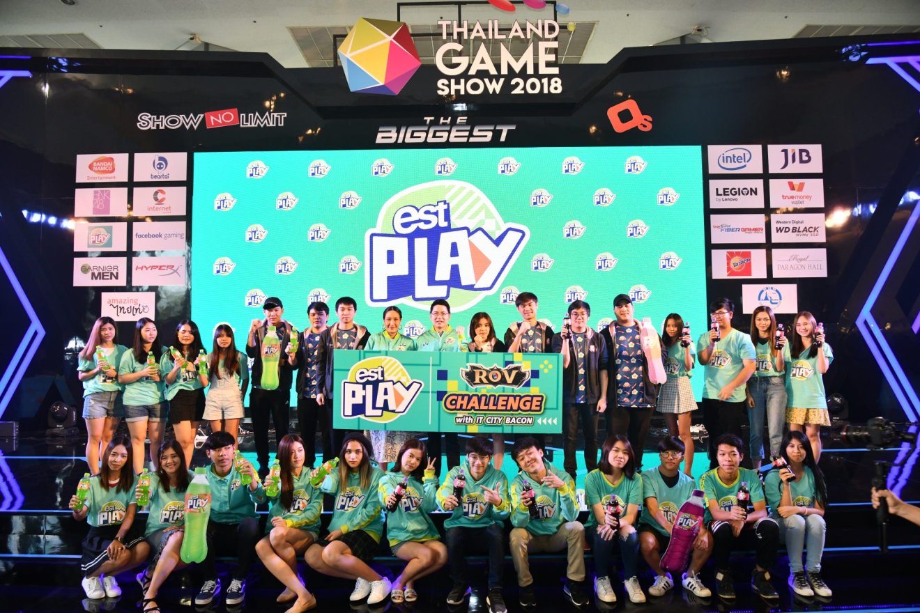 ชาวเอสเพลย์สุดซ่า!! พร้อมเชียร์ “IT CITY BACON” เกาะติดการตีป้อม “est PLAY ROV Challenge”