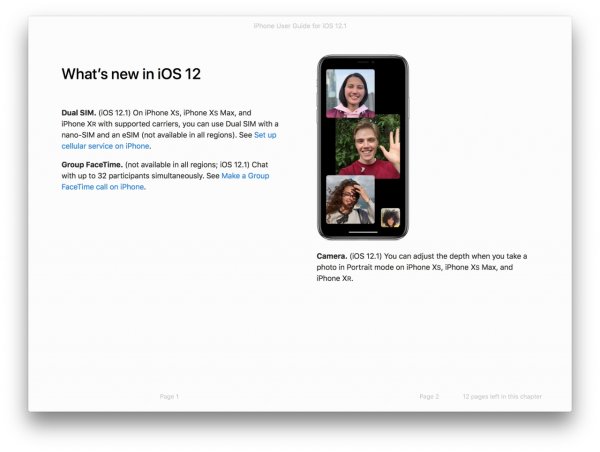 iOS 12.1 User Manual