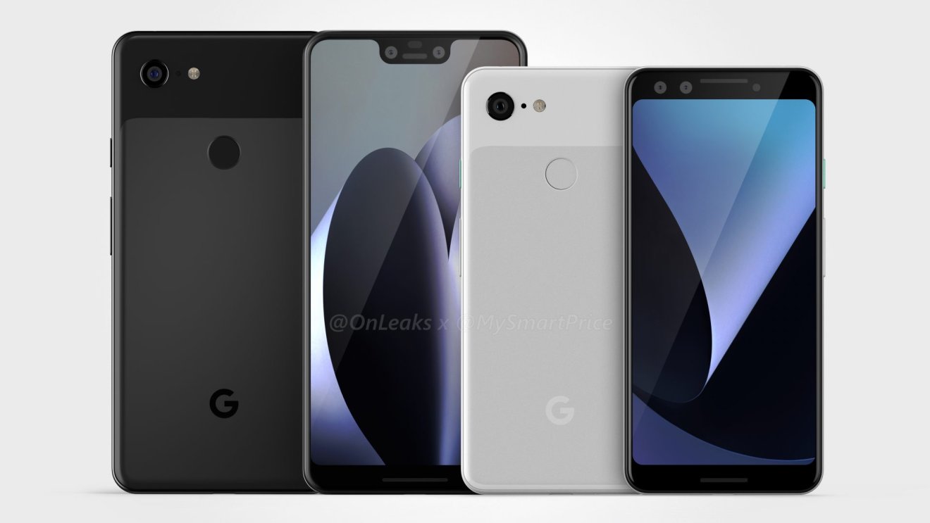 หลุดภาพเรนเดอร์อย่างเป็นทางการ Google Pixel 3 และ 3 XL ก่อนเปิดตัวจริง 9 ต.ค. นี้