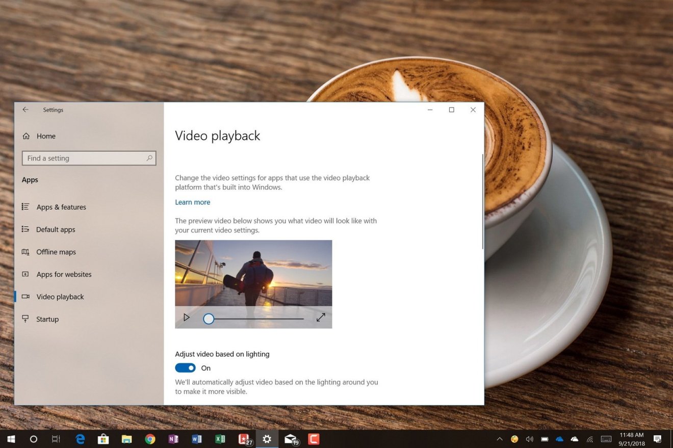 ฟังก์ชันใหม่ใน Windows 10 อัพเดตเดือนตุลาคม สามารถปรับแสงสว่างในขณะชมวิดีโอโดยอัตโนมัติได้แล้ว