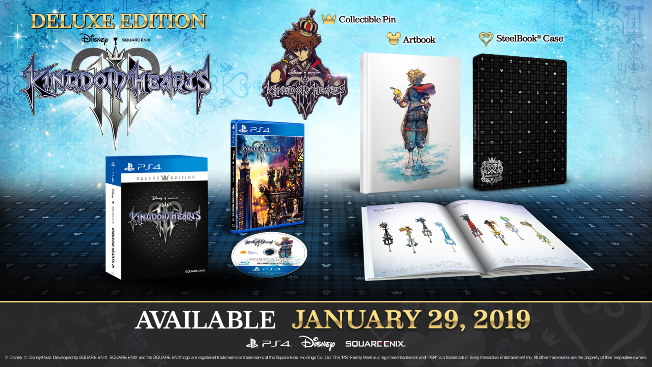 เปิดวันวางจำหน่าย Kingdom Hearts III ในไทย 29 ม.ค. 2019 พร้อมเผยของในเซ็ต Deluxe Edition!