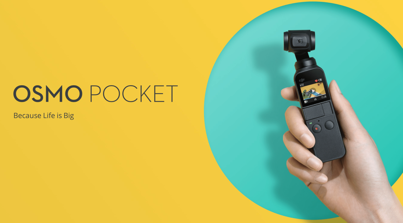 เปิดตัว DJI OSMO Pocket กล้องจิ๋วพร้อมกันสั่นเทพคู่แข่ง GoPro