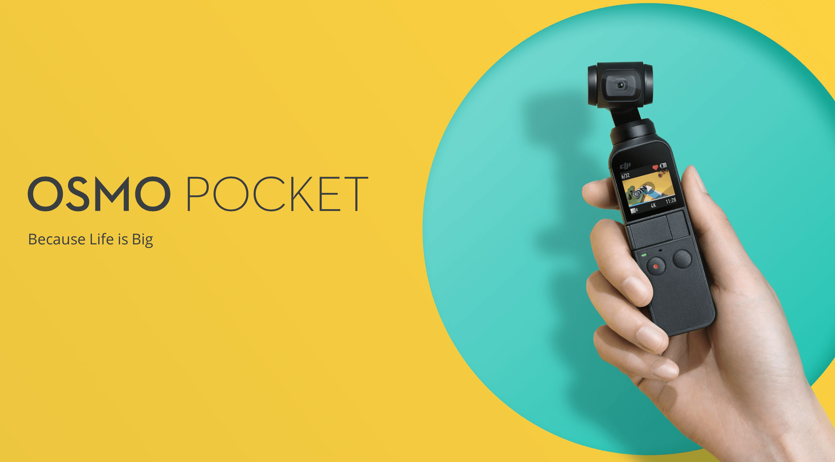 เปิดตัว DJI OSMO Pocket กล้องจิ๋วพร้อมกันสั่นเทพคู่แข่ง GoPro