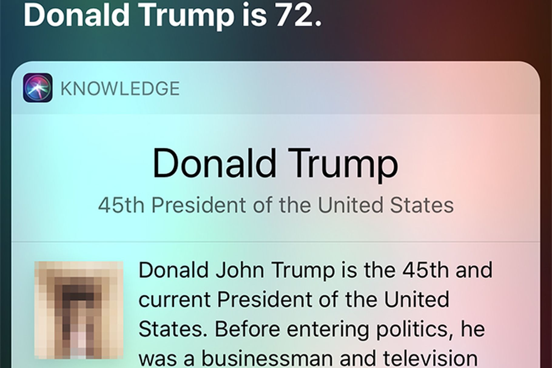 Siri คิดว่า Donald Trump คืออวัยวะเพศชาย!?