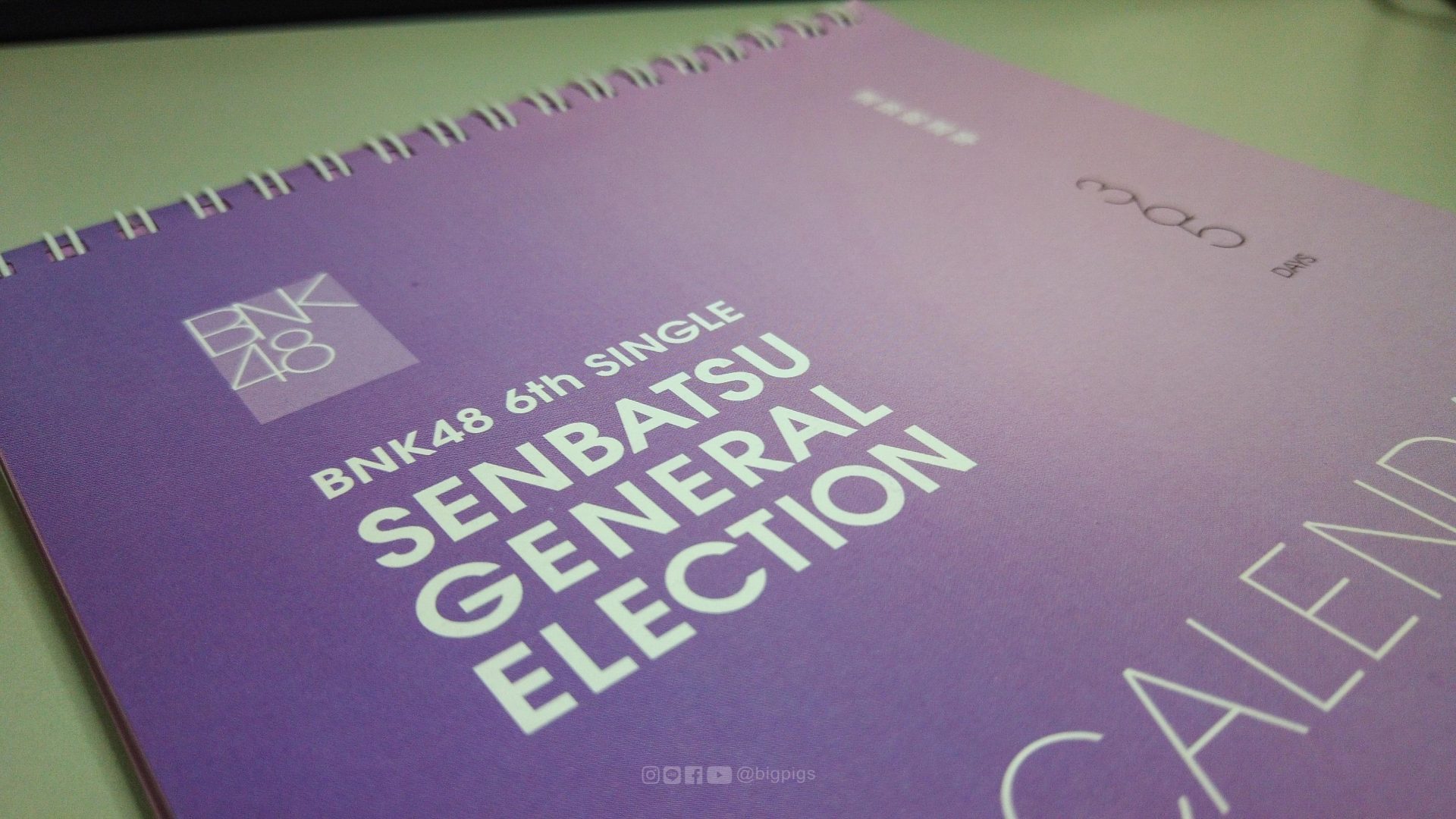 ปฏิทินตั้งโต๊ะ BNK48 6th SINGLE SENBATSU GENERAL ELECTION