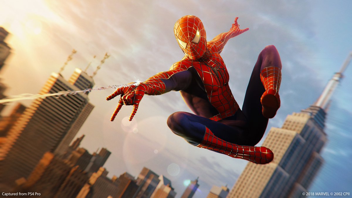 Insomniac Games ใจดี เเจก “Webbed Suit” จากหนังชุด Spider-Man 2002 ให้กับ Spider-Man PS4
