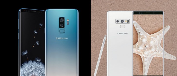 Samsung อินเดีย เปิดตัว Galaxy S9+ สีใหม่อย่าง Polaris Blue พร้อม Note 9 สี Alpine White