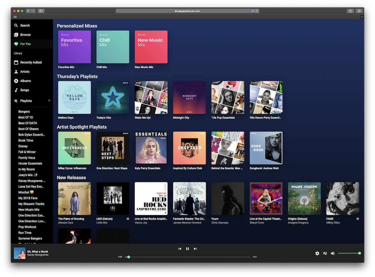 Apple Music Web Player