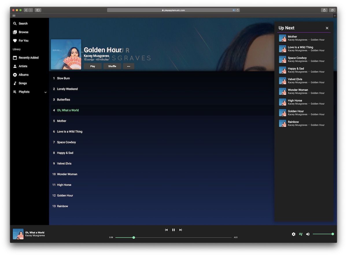 Apple Music Web Player
