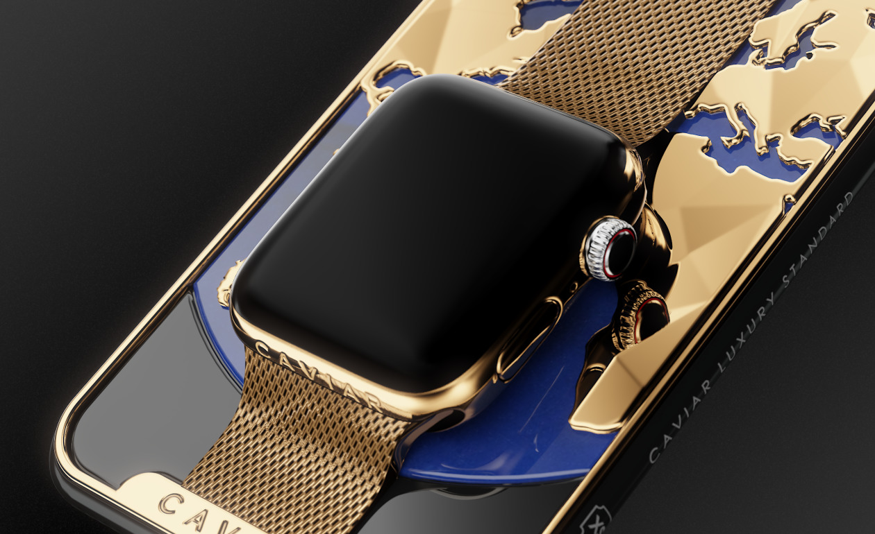 Apple iPhone XS Max Apple Watch Series 4 Caviar