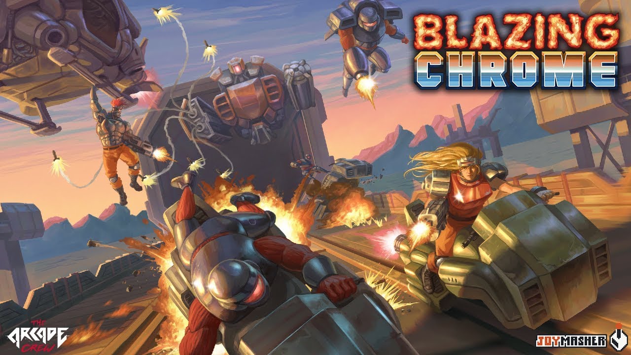 ชมคลิปเกมเพลย์ใหม่ของ Blazing Chrome