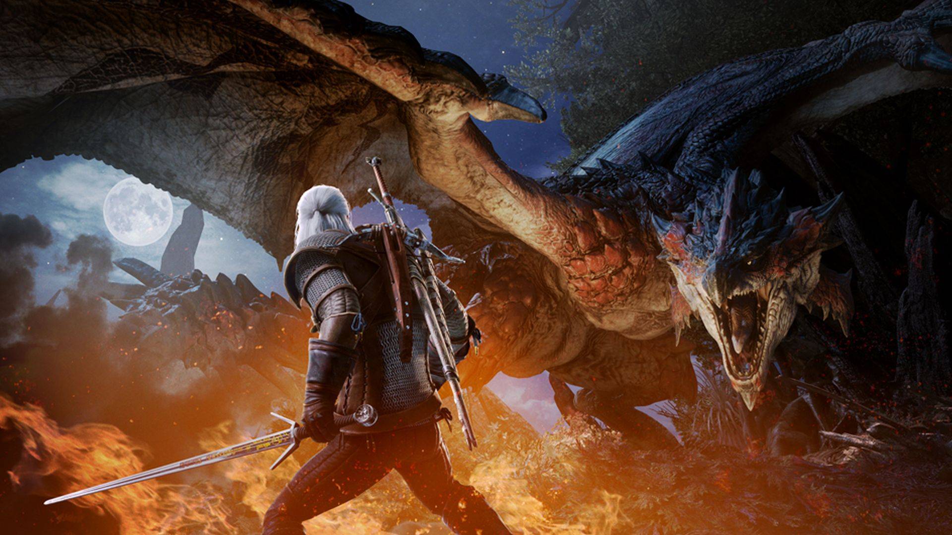 ลุงหงอก Geralt เตรียมร่วมล่าแย้ใน Monster Hunter: World 8 ก.พ.นี้