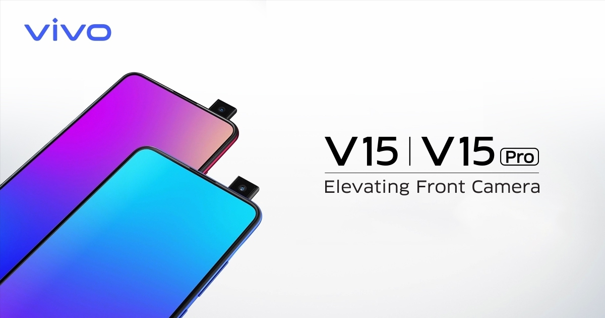 Vivo V15Pro เผยกล้องหน้าความละเอียดสูงที่สุดในโลกแบบเลื่อนอัตโนมัติ + หน้าจอไร้ขอบที่แท้จริง!