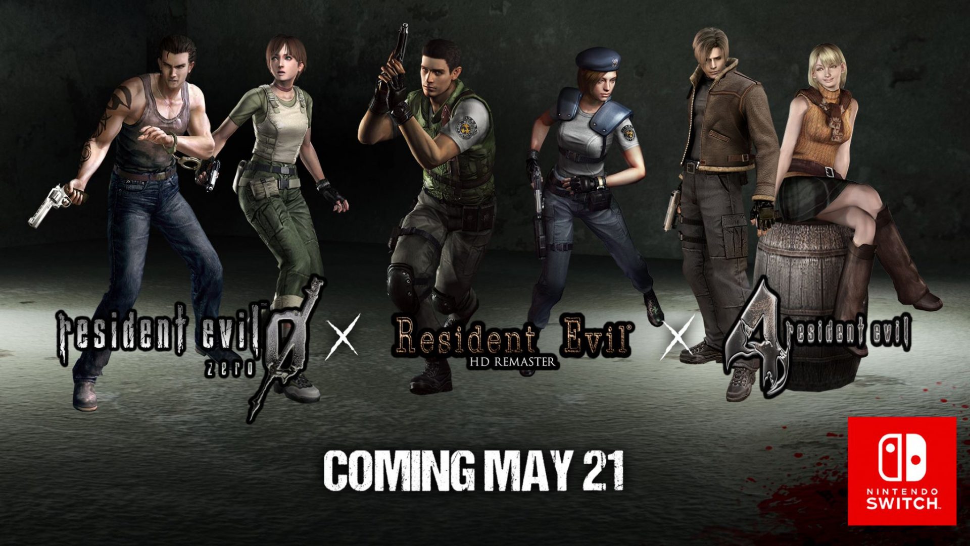 Resident Evil, Resident Evil 0 และ Resident Evil 4 เตรียมลง Nintendo Switch 21 พ.ค.นี้