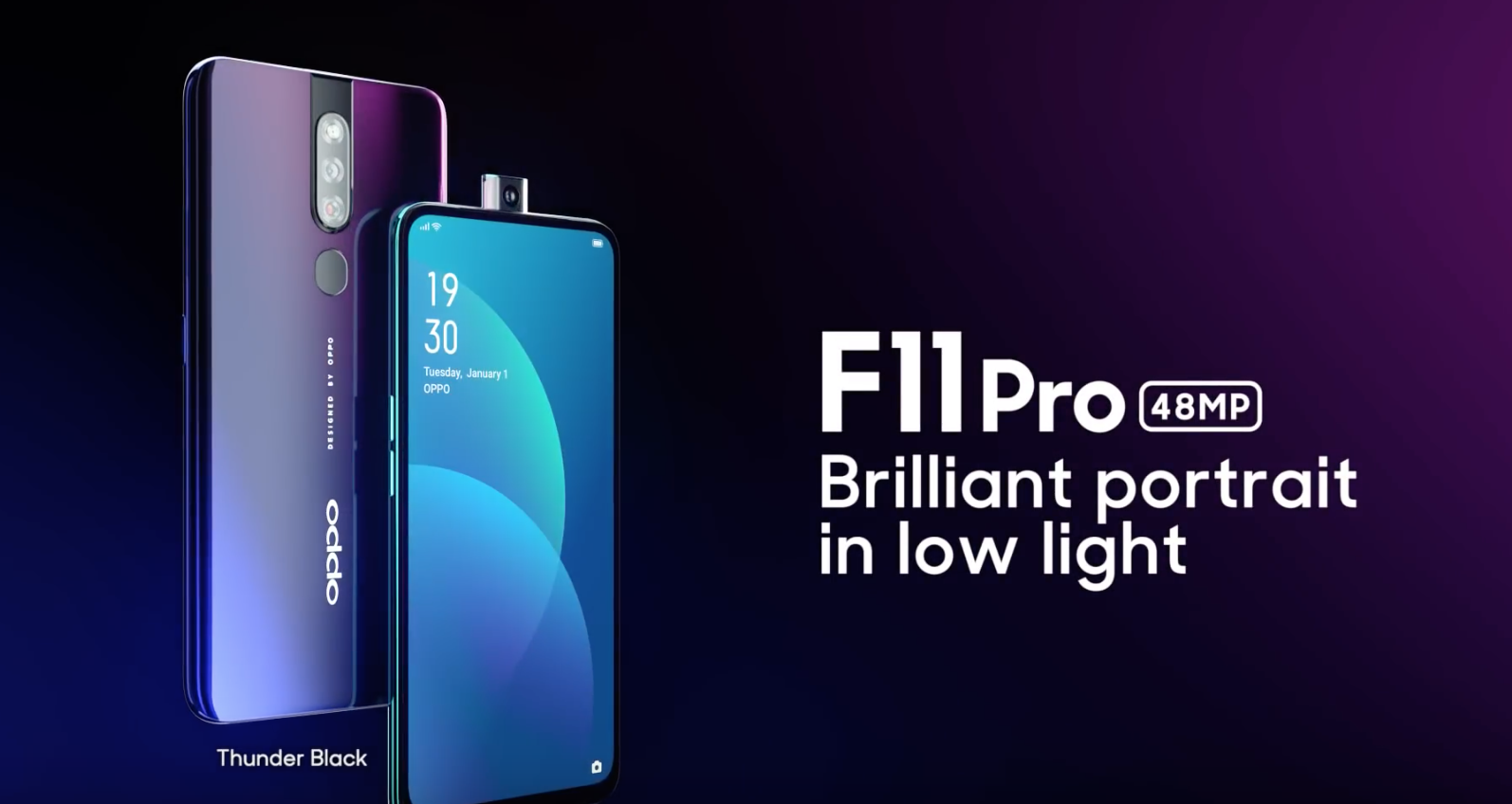 เปิดตัว Oppo F11 และ F11 Pro หน้าจอไร้ขอบ กล้องแบบป็อปอัป