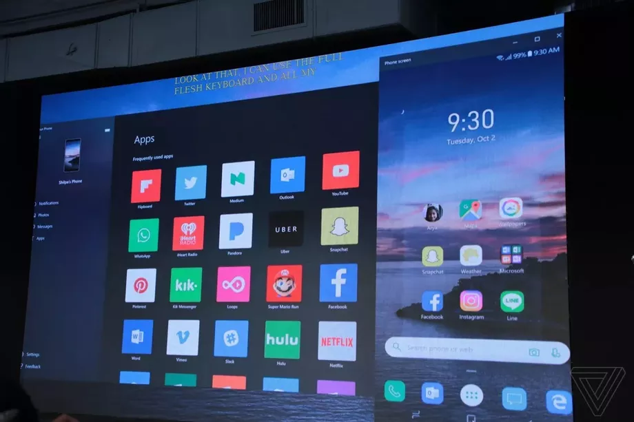 ส่งตรงจากมือถือ! Microsoft เปิดตัวต้นแบบ screen mirroring จาก Android สู่ PC