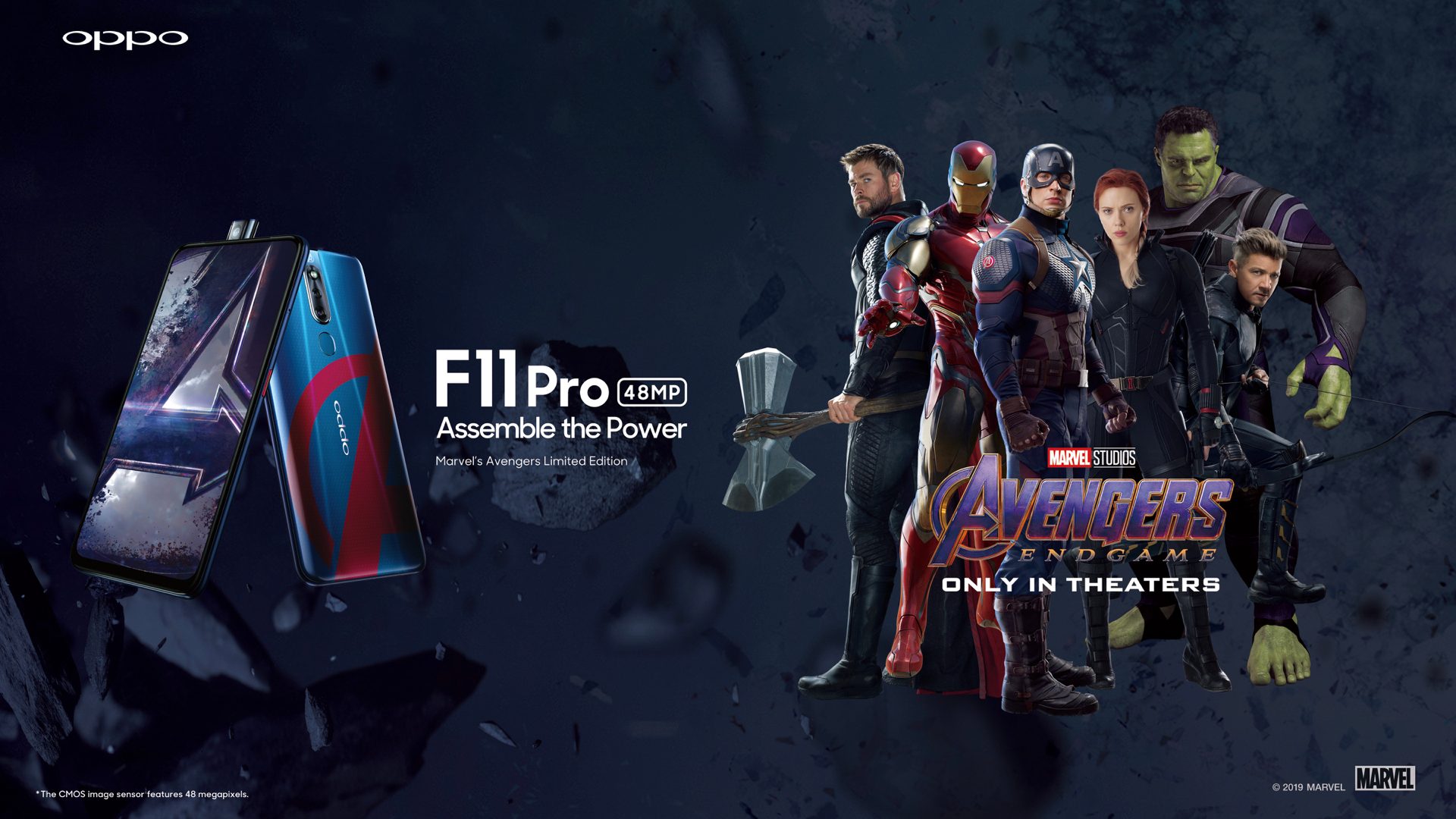 เปิดตัว OPPO F11 Pro Marvel’s Avengers Limited Edition ลายพิเศษพร้อมเพิ่มความจุเครื่อง!