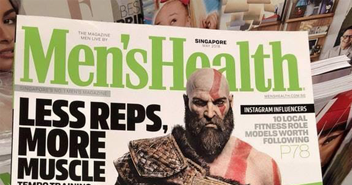 เป็นพ่อคนอย่างไรให้หุ่นดี? Kratos ขึ้นปก Men’s Health ประเทศสิงคโปร์!