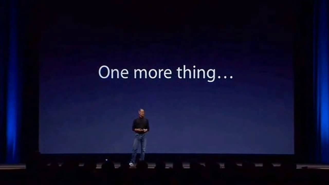 Apple สูญเสียสุดยอดวาทะ “One more thing” ไปแล้วเรียบร้อย