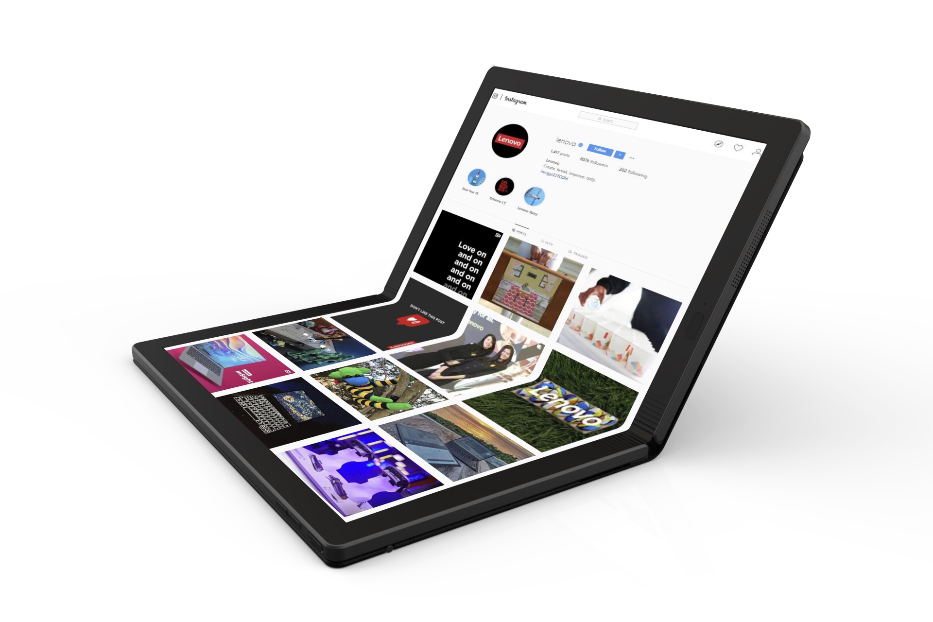 Lenovo เผยวิดีโอดีไซน์ พีซีจอพับได้รุ่นแรกของโลก “ThinkPad X1”