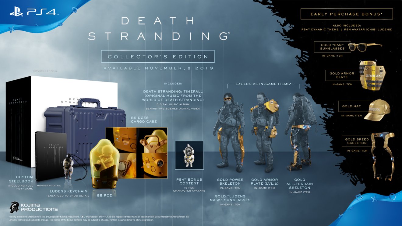 เปิดวันวางจำหน่าย DEATH STRANDING “8 พฤศจิกายน 2019” พร้อมเปิดพรีออเดอร์ในรูปแบบดิจิทัลดาวน์โหลดแล้ววันนี้!