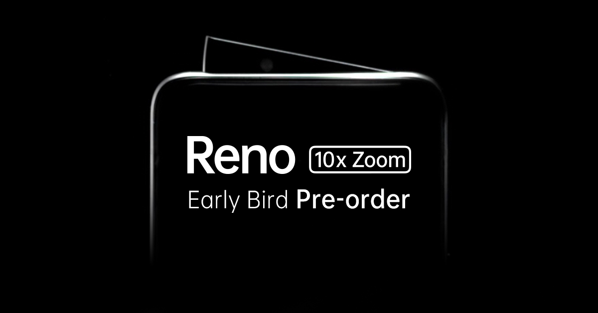 เตรียมพบกับ OPPO RENO สมาร์ตโฟนพรีเมี่ยมซูม 60x พร้อมเปิดพรีเดอร์แล้ว