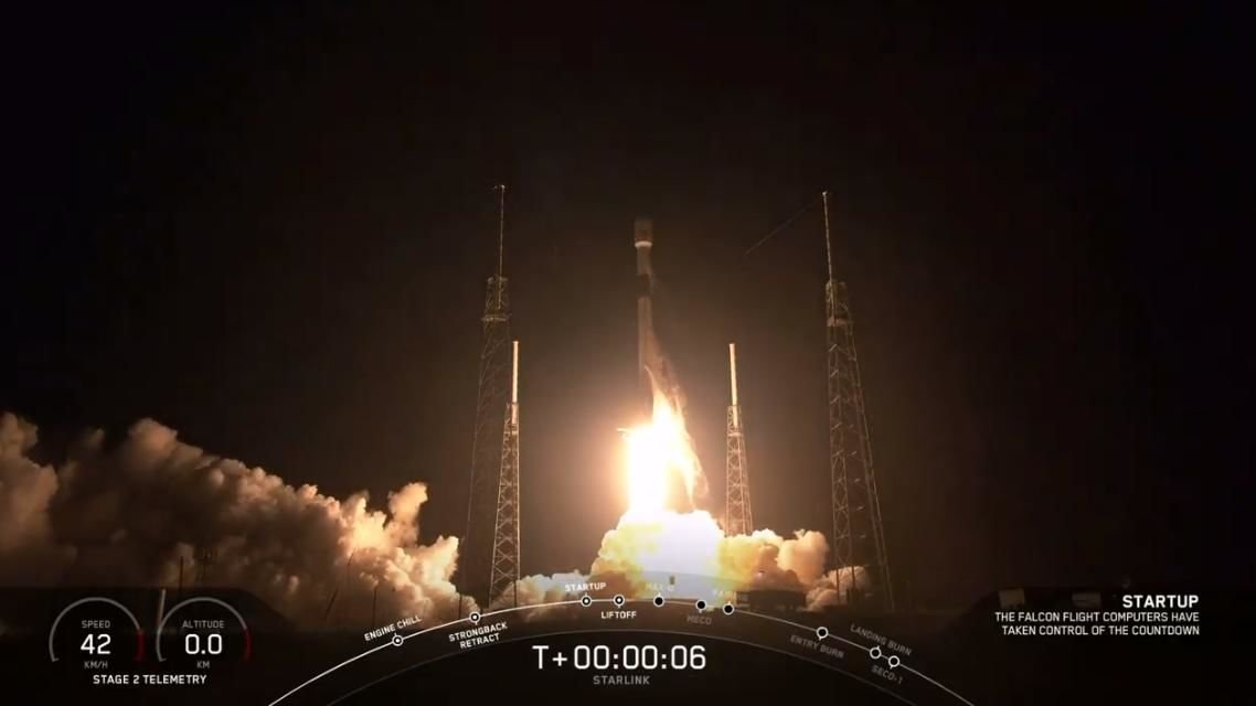 SpaceX ส่งดาวเทียม Starlink ชุดแรก 60 ดวงขึ้นสู่ขั้นบรรยากาศสำเร็จ หวังทั่วโลกใช้เน็ตได้