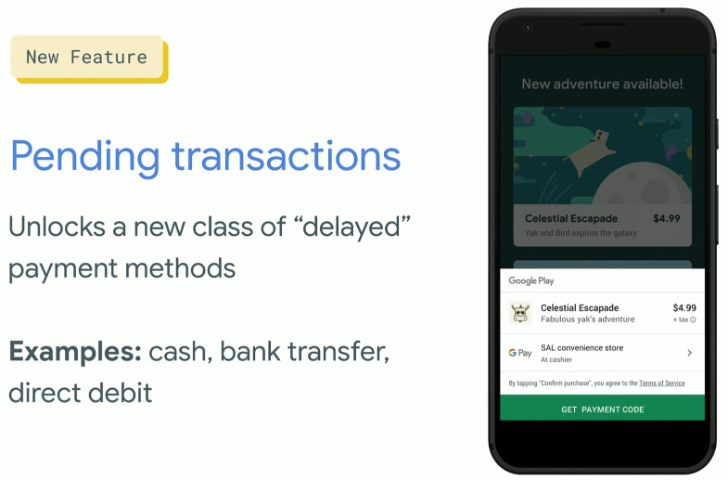 Google เปิดตัวฟีเจอร์ใหม่ ซื้อแอปบน Play Store ได้ด้วย “เงินสด”