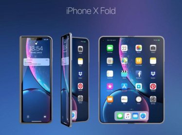 iPhone X Fold concept WWW.FOLDABLE.NEWS