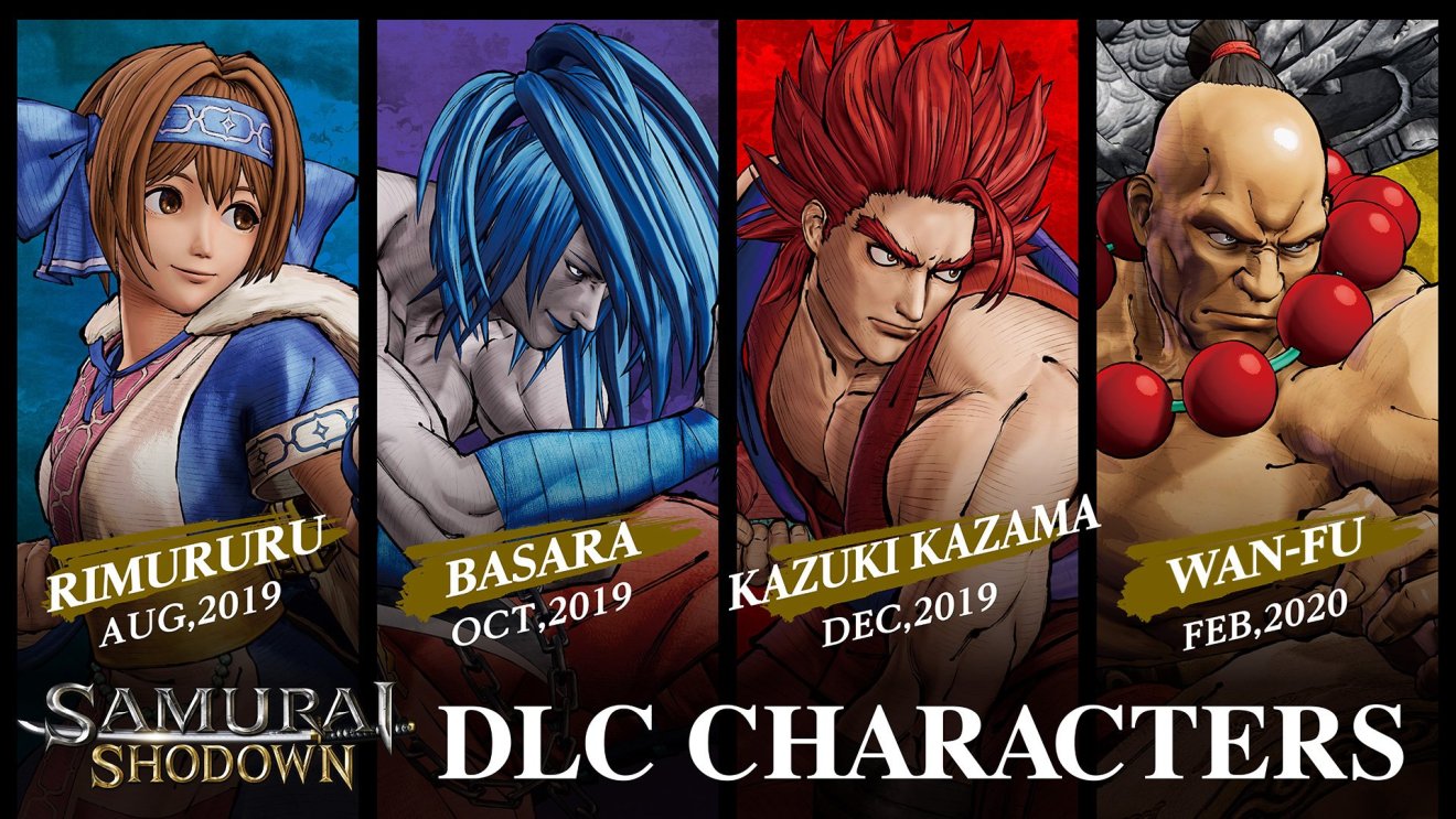 Samurai Shodown เผยกำหนดปล่อย DLC Rimururu, Basara, Kazuki Kazama และ Wan-Fu