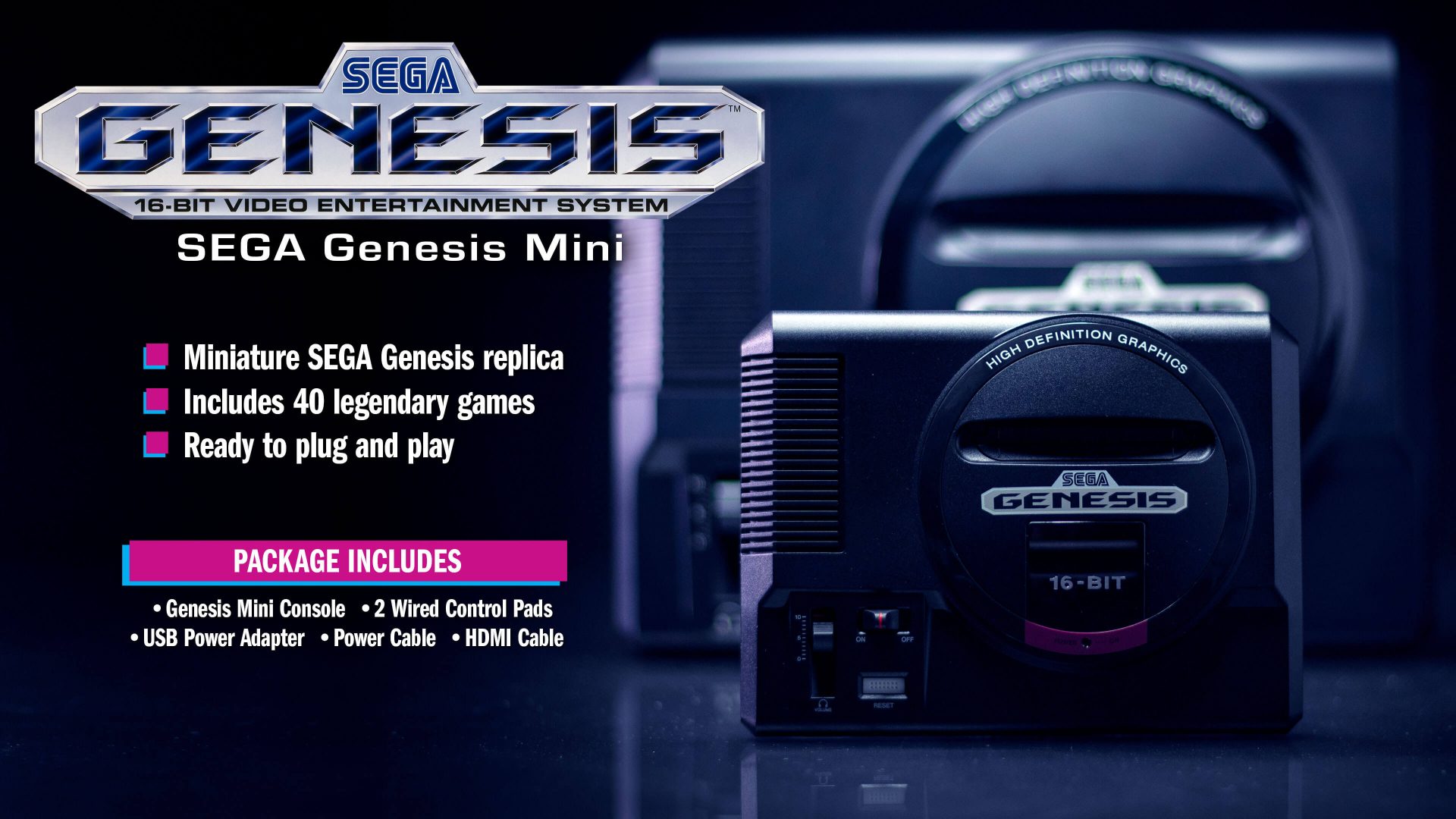 สุดคุ้ม! เตรียมจำหน่ายคอนโซล ‘Sega Genesis Mini’ พร้อมสนุกกับ 42 เกม วันที่ 19 กันยายนนี้
