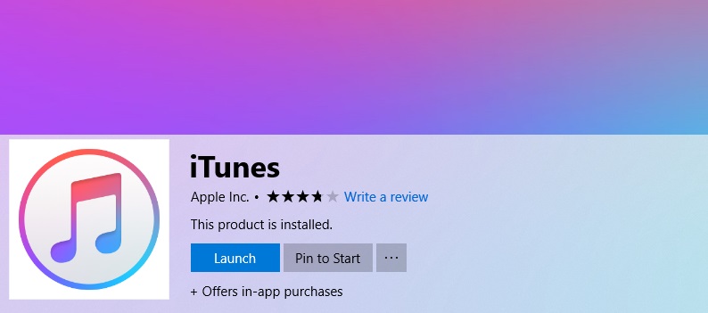 iTunes ยังคงให้บริการโปรแกรมสำหรับ Windows ต่อไป