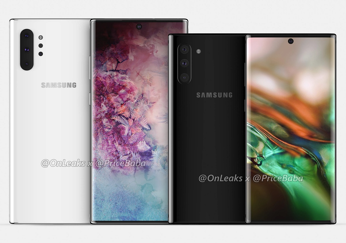 เผยภาพ Galaxy Note 10 อาจมีดีไซน์กล้องหลังคล้าย Huawei P30 Pro