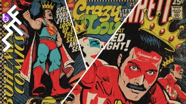 จะเป็นอย่างไร เมื่อ Freddie Mercury มาปรากฏตัวอยู่บนปกหนังสือการ์ตูนสไตล์วินเทจ !!!