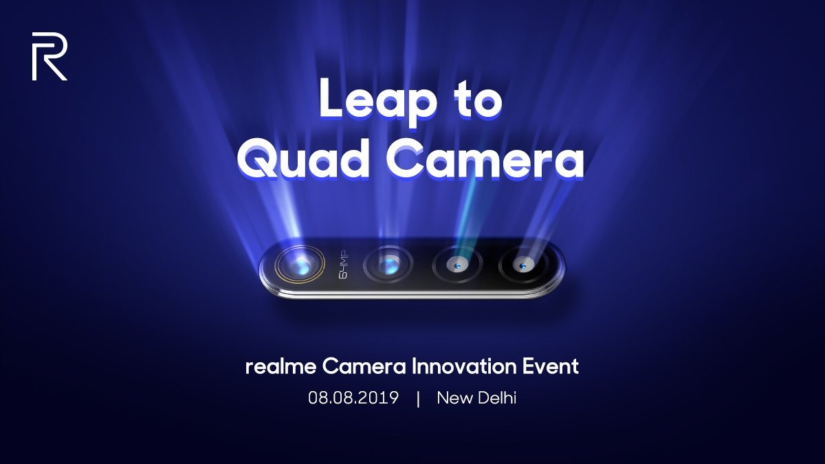 realme เตรียมเปิดตัวสมาร์ตโฟนกล้อง 64 ล้านพิเซล 8 สิงหาคมนี้