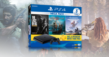 MEGA Pack บันเดิลใหม่ PlayStation 4 เหลือ 11,000 บาท ได้เครื่องรุ่น Slim 1TB และ 3 เกมเอ็กซ์คลูซีฟ!