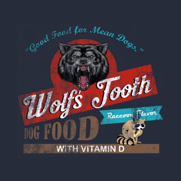 wolf's tooth ยี่ห้ออาหารหมา ที่คิดขึ้นมาเฉพาะในหนัง