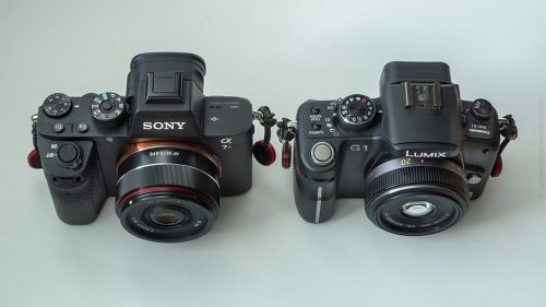 Sony Alpha 7, Panasonic Lumix G1