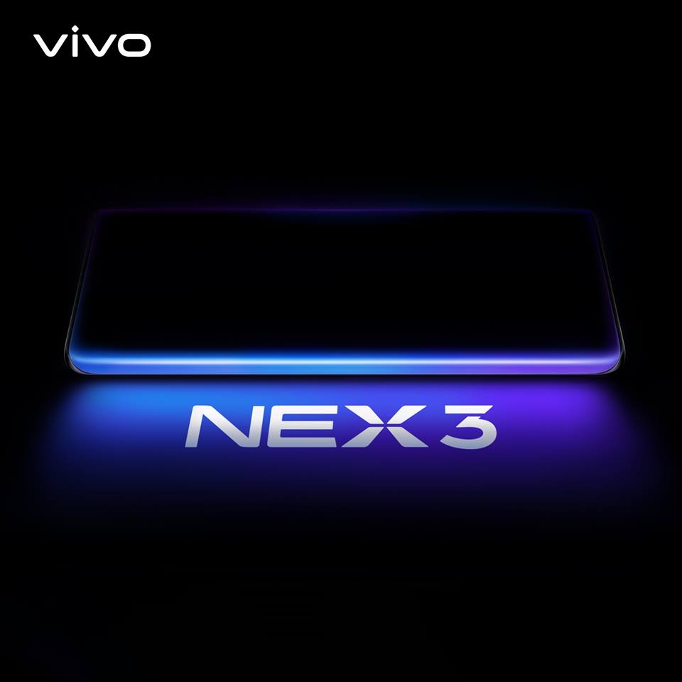Vivo ไทย ปล่อยภาพ Vivo NEX 3 มือถือเรือธงไร้ขอบ ไร้ติ่ง ไร้ปุ่มข้าง แบบ Water Fall Display กล้องหลัง 3 ตัว และกล้องหน้า Pop Up