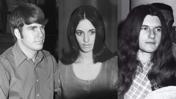 3 สาวกแมนสันที่ร่วมก่อเหตุฆาตกรรม Tex Watson, Susan Atkins, และ Patricia Krenwinkel